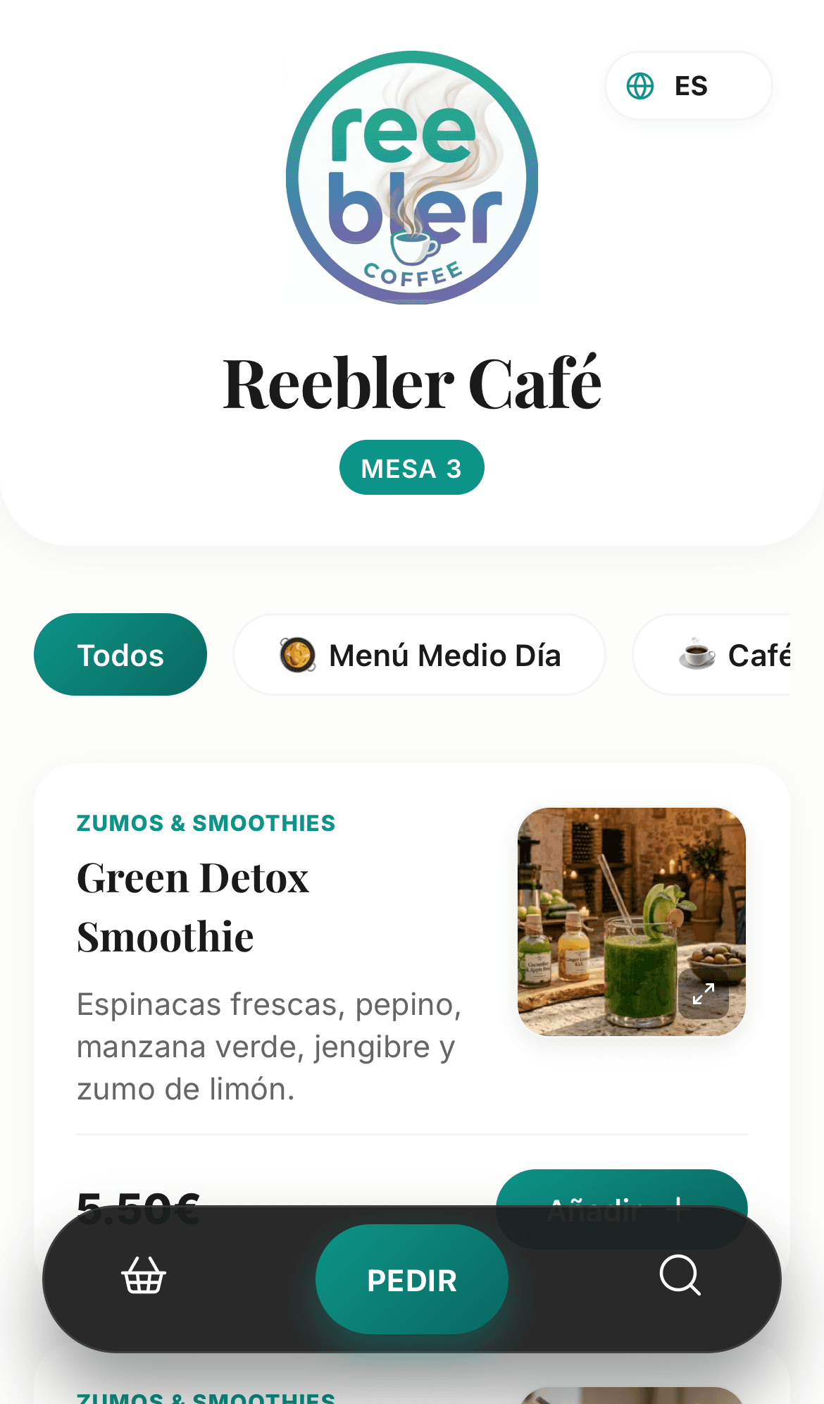 Demo Reebler Café Demo